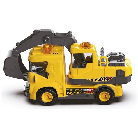 Super Wheelz Lights & Sounds Construction Mini Digger